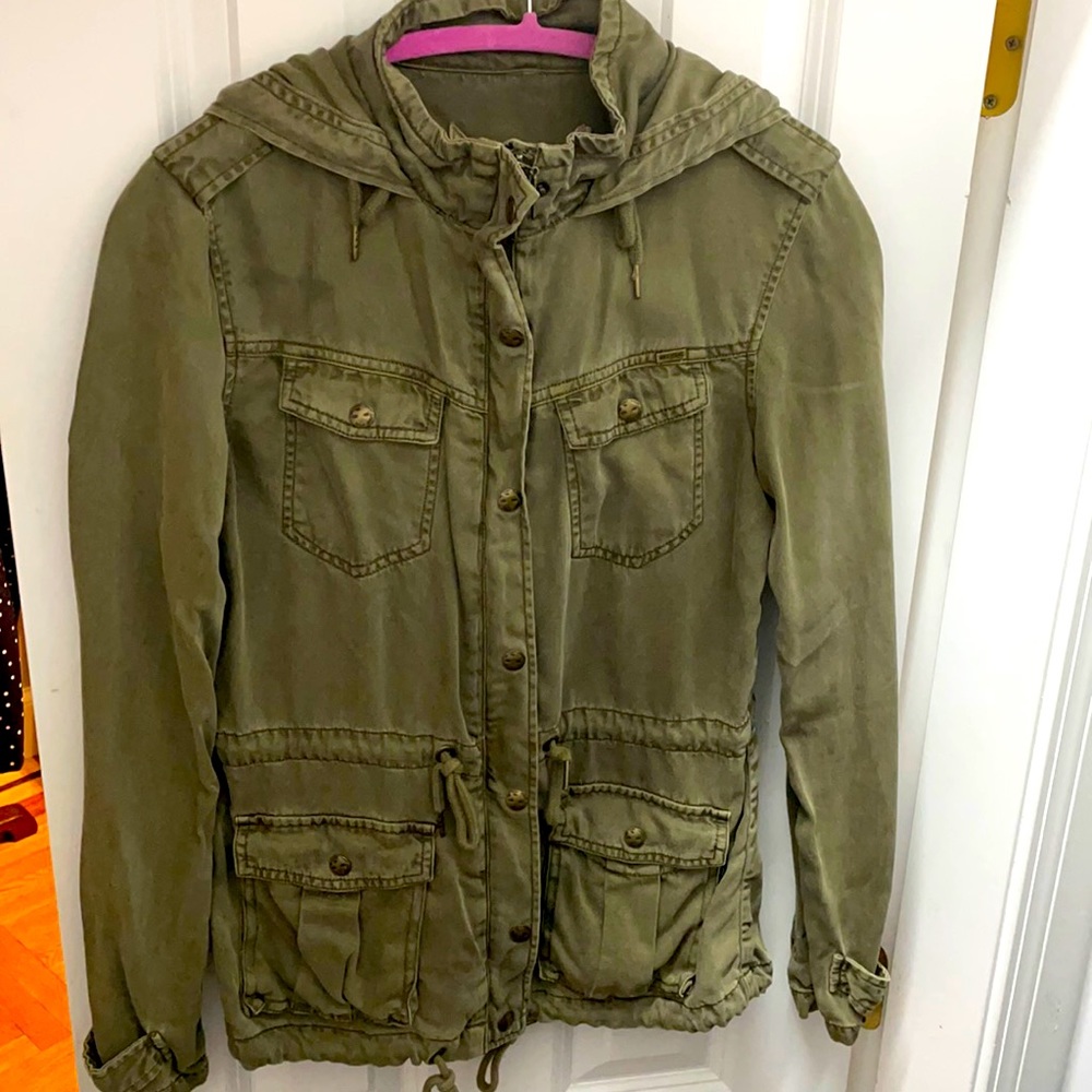 Green Max Jeans Utility Jacket